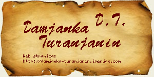 Damjanka Turanjanin vizit kartica